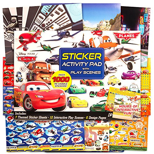 Disney Pixar Ultimate Sticker Activity Pad ~ Over 1000 Disney Cars and Planes Stickers Featuring Lightning McQueen and Mater!