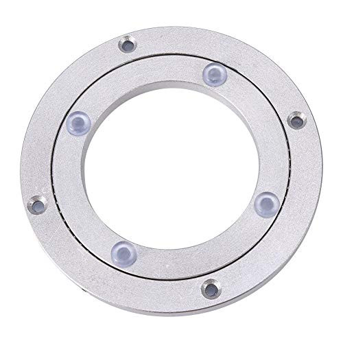 Alloy Rotating Bearing Turntable Lazy Susan Heavy Duty Aluminium Alloy Rotating Bearing Turntable Round Dining Table Smooth Swivel Plate 1