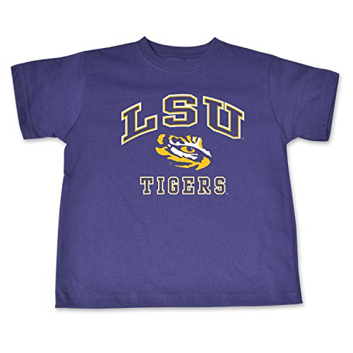 NCAA LSU Tigers Toddler Short Sleeve Tee  5 6 Toddler  Purple