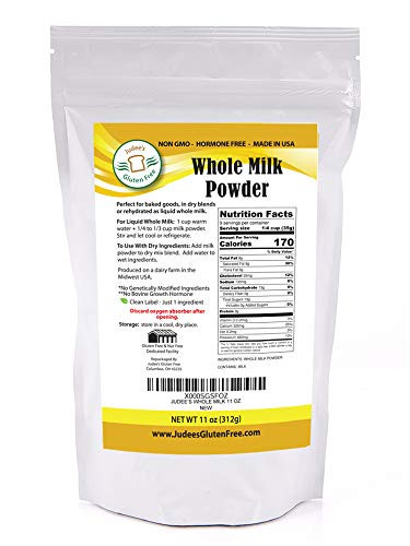 Whole Milk Powder (11 Oz): Non-GMO, Hormone Free USA Produced (2.5 lb Value size Also Available)