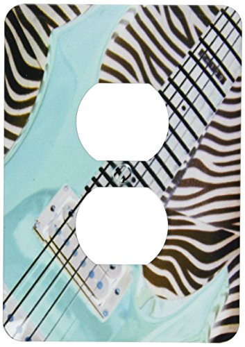 3dRose lsp_7315_6"Riffs Ii" 2 Plug Outlet Cover Multicolor