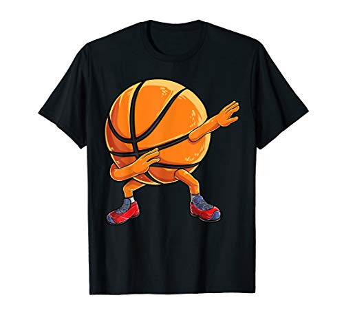 Dabbing Basketball Ball T shirt Kids Boys Dab Dance Gifts