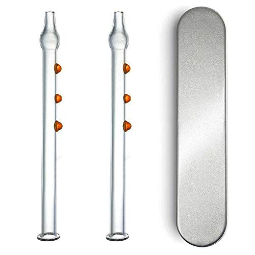 6" Honey Straw  6"  2-pack  ?Orange?