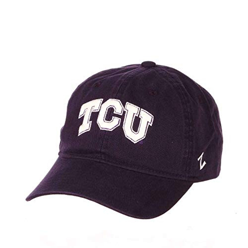 Zephyr Adult All-American Relaxed Adjustable Hat  TCU Horned Frogs - Purple