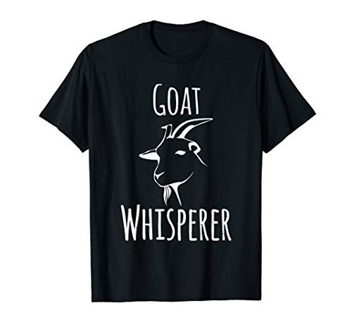 Goat Whisperer T-Shirt Funny Goat Lover Tee for Farmer