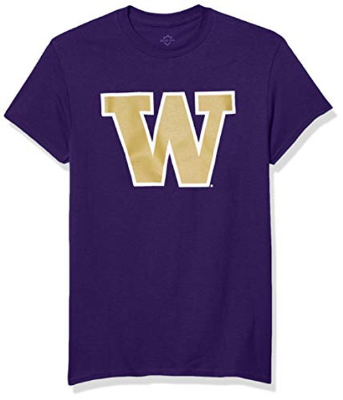Elite Fan Shop NCAA Washington Huskies Mens T Shirt Team Color Icon Washington Huskies Purple Medium Elite Fan Shop NCAA Washington Huskies Mens T Shirt Team Color Icon Washington Huskies Purple Medium