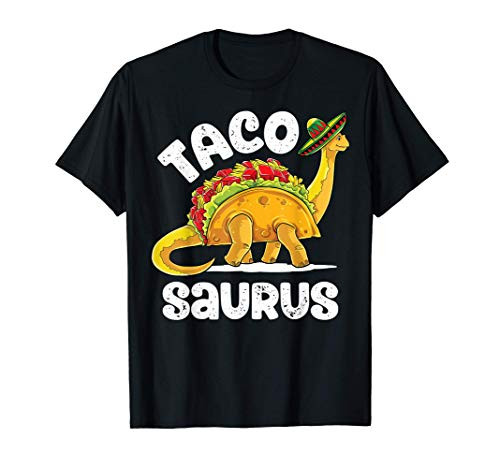 Tacosaurus Taco Dinosaur T rex Funny Cinco de Mayo Men Women T-Shirt