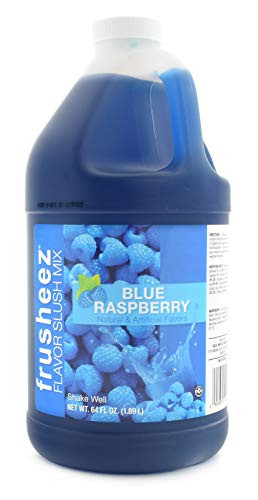 Frusheez Blue Raspberry Slush and Slushie Mix  1 2 Gallon