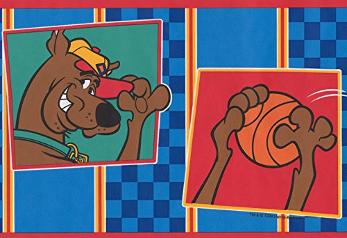 Scooby-Doo Disney Cartoon Wallpaper Border - Blue  Brown  Orange - Kids Baby Room  Roll 15' x 6.75''