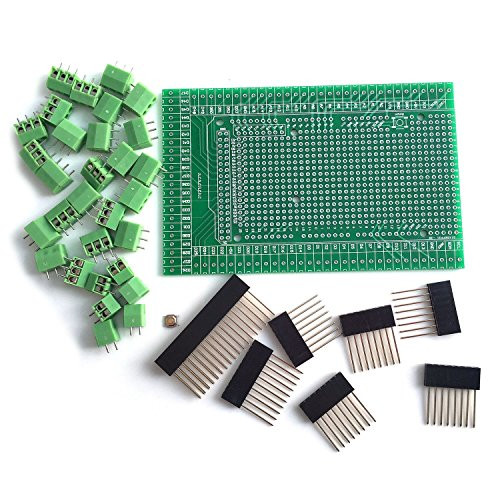 WINGONEER Prototype Screw Terminal Block Shield Board Kit for Arduino MEGA 2560 R3 DIY