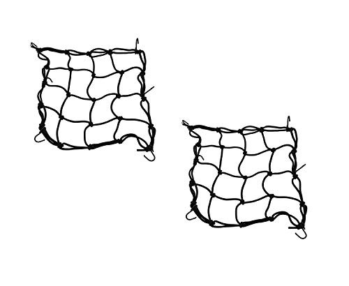 Mauto Bicycle Cargo Net 11"x11" 2pcs  Black