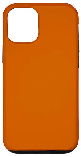 iPhone 12 12 Pro Burnt Orange Plain Solid Color Case