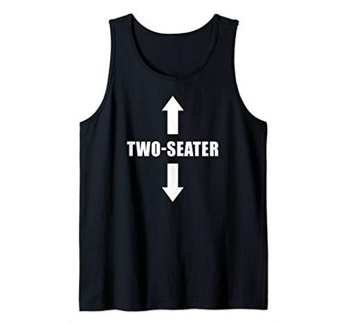 Two-Seater Funny Tank Top