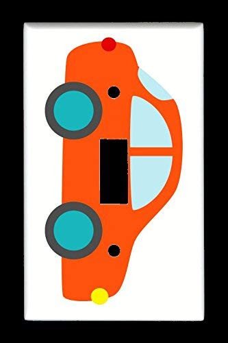 Single Toggle  1-toggle  Light Switch Plate Cover - Transportation I by PP - Car