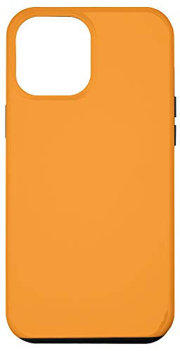 iPhone 12 Pro Max Deep Saffron Orange Plain Solid Color Case
