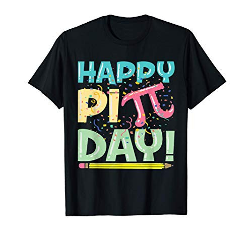 Happy Pi Day Funny Math Algebra Lover Gifts Students Teacher T-Shirt
