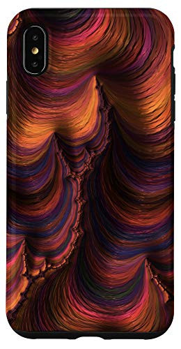iPhone XS Max Yellow Orange Red Blue Pink Pattern AEH222 Case