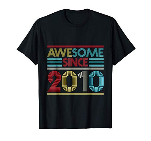 11th Birthday Gifts - Awesome Since 2010 T-Shirt 11th Birthday Gifts - Awesome Since 2010 T-Shirt
