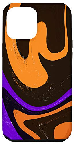 iPhone 12 Pro Max Orange Black Purple Halloween Case