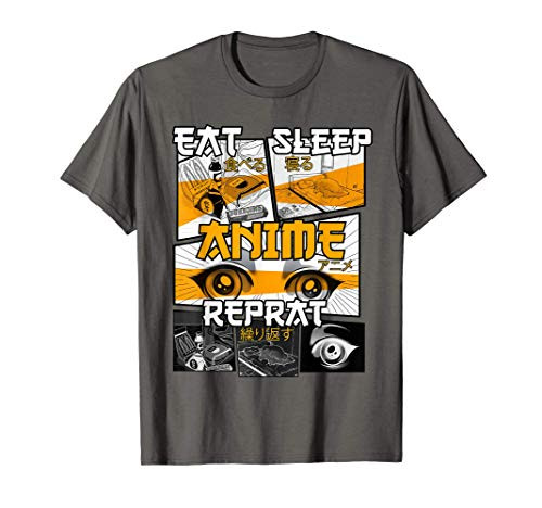 Eat Sleep Anime Repeat Shirt  Manga Anime Gifts For men T-Shirt