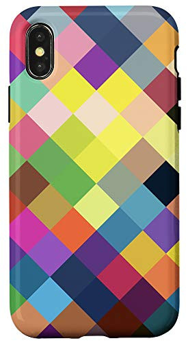 iPhone X XS Yellow Orange Red Pink Blue Purple Teal Brown Green AEP034 Case