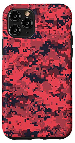 iPhone 11 Pro Orange Red Maroon Brown Teal Camo Camoflage AEH840 Case
