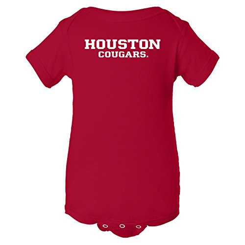Houston Cougars Basic Block Creeper - Newborn - Red