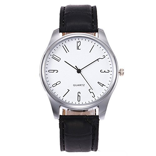 Men's Wrist Watches Analog Watches Quartz Watches Casual Fashion Luxury Watch with Leather Band B034