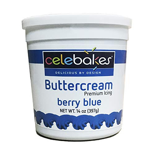 Blue Buttercream Icing PHO Free 14 Ounce