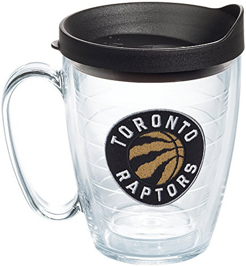 Tervis NBA Toronto Raptors Primary Logo Tumbler with Emblem and Black Lid 16oz Mug Clear Tervis NBA Toronto Raptors Primary Logo Tumbler with Emblem and Black Lid 16oz Mug Clear
