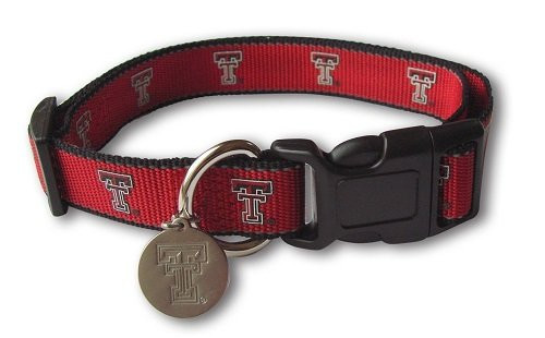 Sporty K9 NCAA Texas Tech Red Raiders Reflective Dog Collar  Small