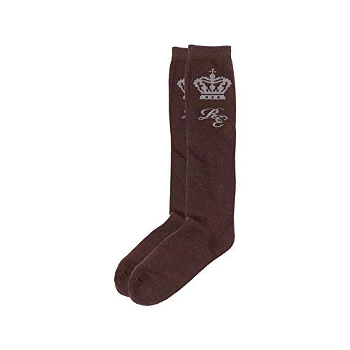 HORZE Knee Socks  Chocolate Brown  12-Oct