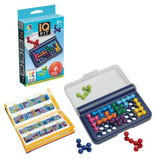SmartGames IQ Fit - a fun 3D travel game for ages 7-adult featuring 120 challenges SmartGames IQ Fit - a fun 3D travel game for ages 7-adult featuring 120 challenges