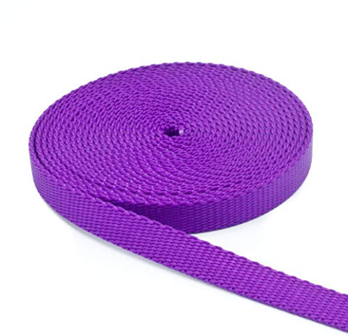 3 8 Inch Nylon Webbing 10 Yards 3 8" Strap Webbing Plus  Purple