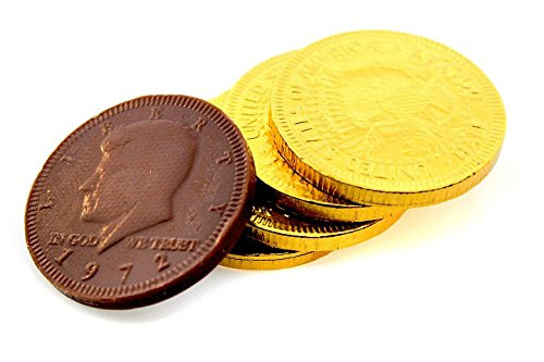 Fort Knox  MIlk Chocolate Gold Coins 1.5In  1 Lbs