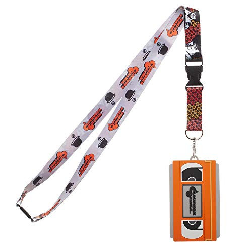 A Clockwork Orange Lanyard with Molded VHS Rubber ID Badge Holder
