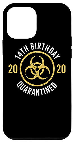 iPhone 12 mini Funny 14th Birthday 2020 Bday Turning 14 Years Old Joke Gift Case