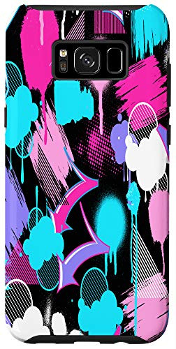 Galaxy S8Plus Paint Drip Pink Blue Colorful Brush Stroke Kids Pattern Case