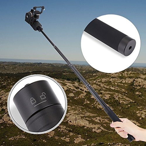 Adjustable Extension Rod  Reach Pole Handheld Gimbal Stabilizer Carbon Fiber Extension Pole Bar Telescopic Pole Monopod for Feiyu G5 WG2 SPG Stabilizer