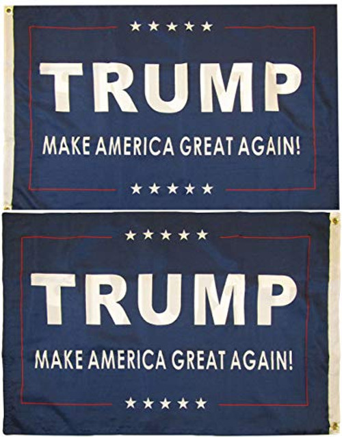 Trade Winds Trump Make America Great Again Blue Blue Double Sided 100D Woven Poly Nylon Flag 2x3 2'x3' Banner Grommets Heavy Duty RUF Trade Winds Trump Make America Great Again Blue Blue Double Sided 100D Woven Poly Nylon Flag 2x3 2'x3' Banner Grommets Heavy Duty RUF