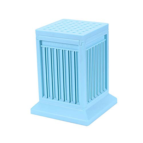 CHUZI Barbecue Skewer Maker Box 49 Holes Reusable Meat Kebab Maker Machine Grill Barbecue Kitchen Accessories BBQ Tools Blue