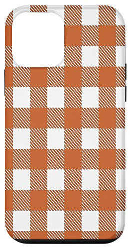 iPhone 12 mini Burnt Orange Plaid Case
