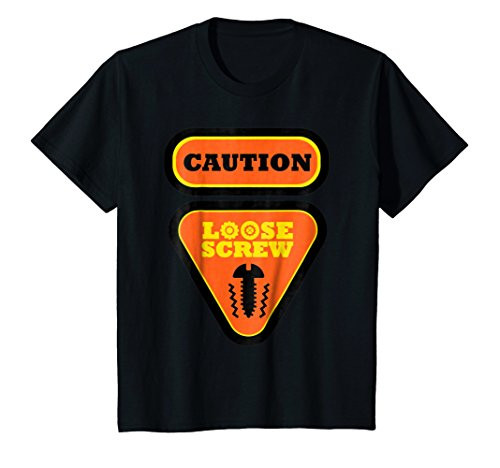 Kids DreamWorks DinoTrux - Caution Loose Screw Sign T-Shirt