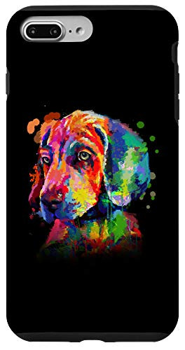iPhone 7 Plus 8 Plus Colorful Weimaraners Dog Owner Paint Lover Painting Gift Case