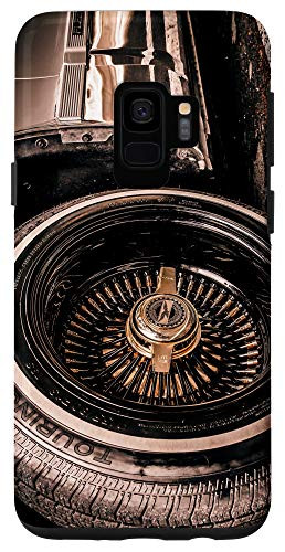 Galaxy S9 Lowrider Gold knockoff spoke wheel rim art Case