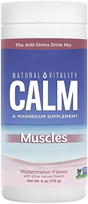 Natural Vitality Calm Specifics Calmful Muscles - for Tired  Sore  or Cramping Muscles - Watermelon 6 oz