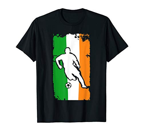 Ireland Soccer Jersey - Irish Flag Football Futbol T-Shirt Ireland Soccer Jersey - Irish Flag Football Futbol T-Shirt