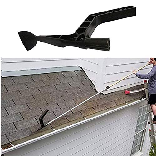 Kiwini Home Gutter Tool Gutter Cleaning Spoon and Scoop  Threaded Design Roof Gutters Cleaning Tool for Garden  Ditch  Villas  Townhouses