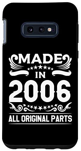 Galaxy S10e Gift for 14 Year Old Vintage Made In 2006 14th Birthday Case