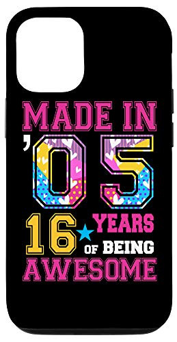 iPhone 12 12 Pro 16 Year Old Girl Gifts For 16th Birthday Gift Born In 2005 Case